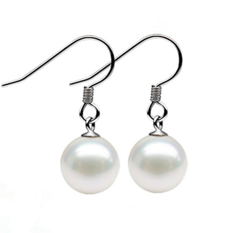 Σκουλαρίκια από S925 Ασήμι με φούντες και μαργαριτάρι γλυκού νερού, γεωμετρικός σχεδιασμός, Yin Kaibin, για γυναίκες