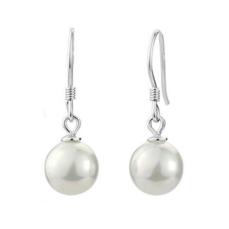 Σκουλαρίκια από S925 Ασήμι με φούντες και μαργαριτάρι γλυκού νερού, γεωμετρικός σχεδιασμός, Yin Kaibin, για γυναίκες