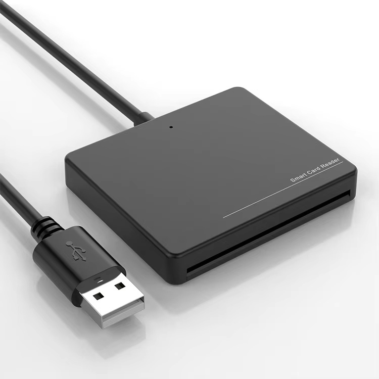 Rocketek Cr813 Cititor inteligent de carduri multifuncțional USB 2.0 | citește carduri SIM, CAC, ID/IC | Windows XP–10 și macOS | Carcasă ABS