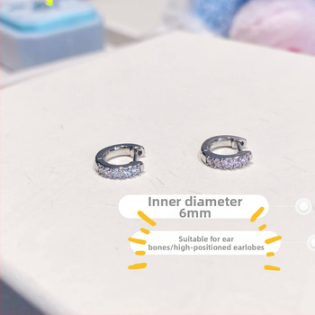 Variniai auskarai – geometrinės apskritimo formos, paprastas dizainas, elektroplakavimas, moterims