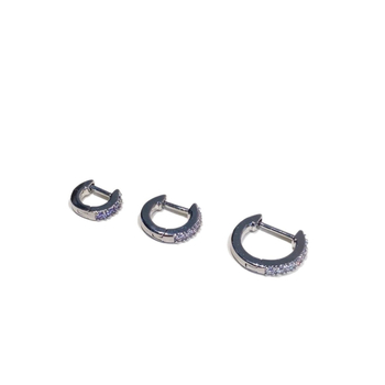 Σκουλαρίκια από χαλκό – Κύκλος γεωμετρικού σχήματος, Ηλεκτροπλατίωση, Για γυναίκες