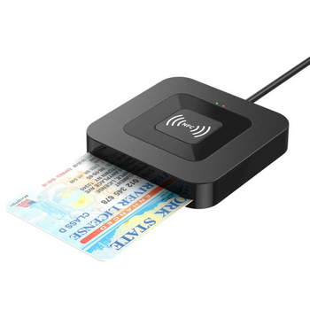 USB i Type-C NFC Smart IC čitač kartica - 2-u-1, sučelje USB/Type-C, kompatibilan s Windows, Linux, macOS