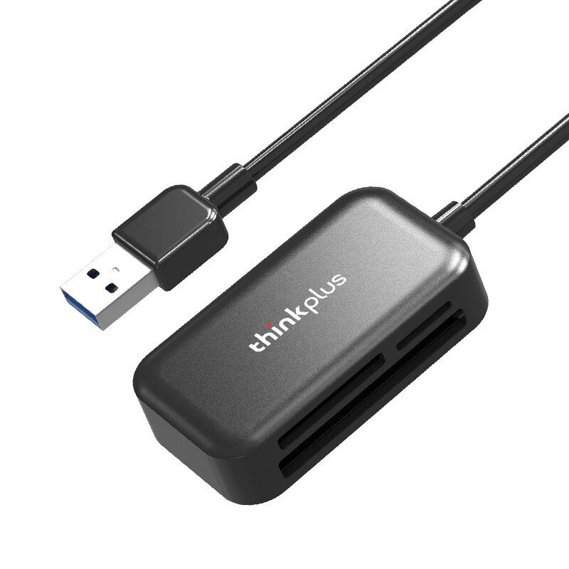 Lenovo TC102 USB 3.0 čitač kartica troje u jedno — CF/SD/TF, vanjska instalacija, kompatibilan s Windows 7