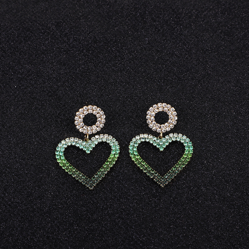 Náušnice – prirodzený štýl pre ženy, meď materiál, srdcový tvar, leto 2021 vydanie