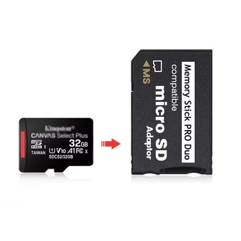 PSP Memory Stick adapter za TF karticu – USB 2.0, Univerzalni PSV1000/2000 kompatibilan, Konverter memorijske kartice