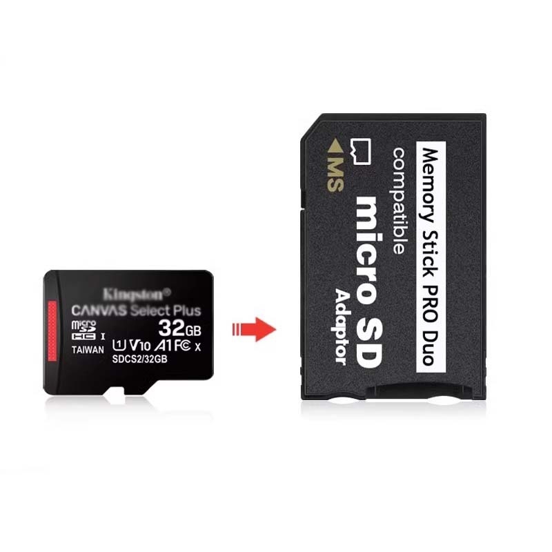 PSP Memory Stick adapter za TF karticu – USB 2.0, Univerzalni PSV1000/2000 kompatibilan, Konverter memorijske kartice