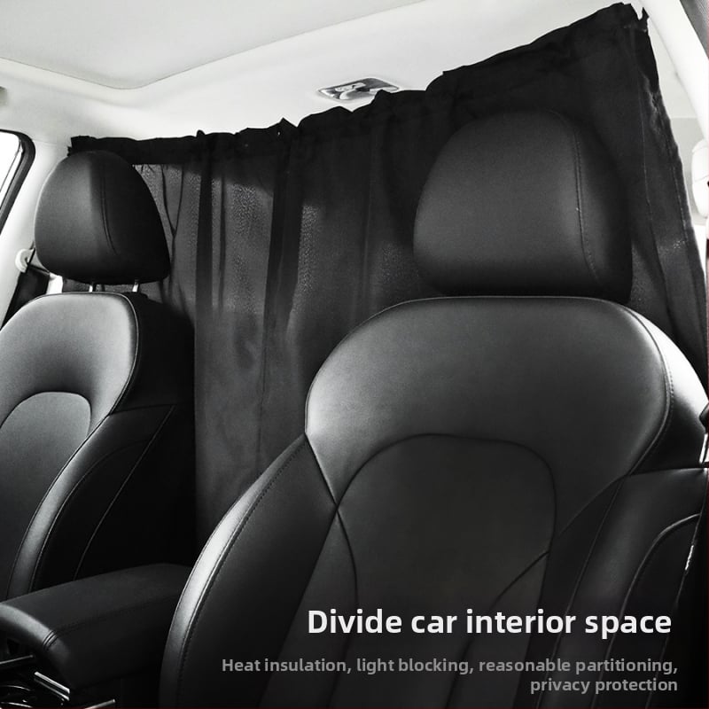 Vnútorná deliaca zaves pre stredné sedadlá auta — polopriesvitný materiál (Chunya Spinning), závěsné upevnenie, univerzálne prispôsobenie, prispôsobiteľné spracovanie