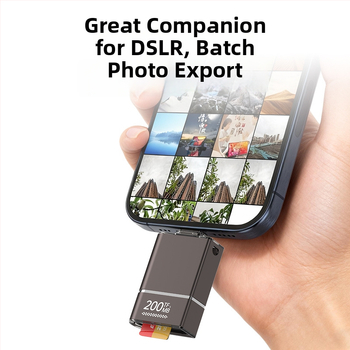 SYRUI Sy-238 USB-C TF-kaardi lugeja OTG, 200 MB/s Kõrge kiirus