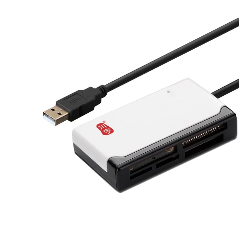 C235 USB 2.0 šest u jednom čitač kartica – podržava CF/SD/SDHC/TF/MS/M2/XD