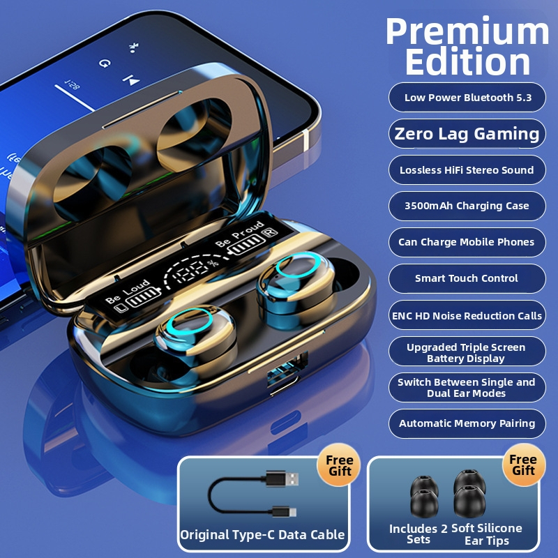 Bezdrôtové herné slúchadlá, Esports štýl, Stereo zvuk, >8 hodín výdrže, IPX6 vodeodolné, Bluetooth dosah 10 m