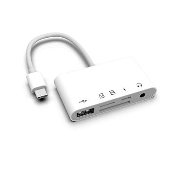 Type-C kaartide lugeja - 5-in-1 OTG USB 3.0 adapter SD/TF jaoks Android