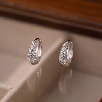 Капковидни геометрични обички, корейски стил, медни, електроплатирани, дамски