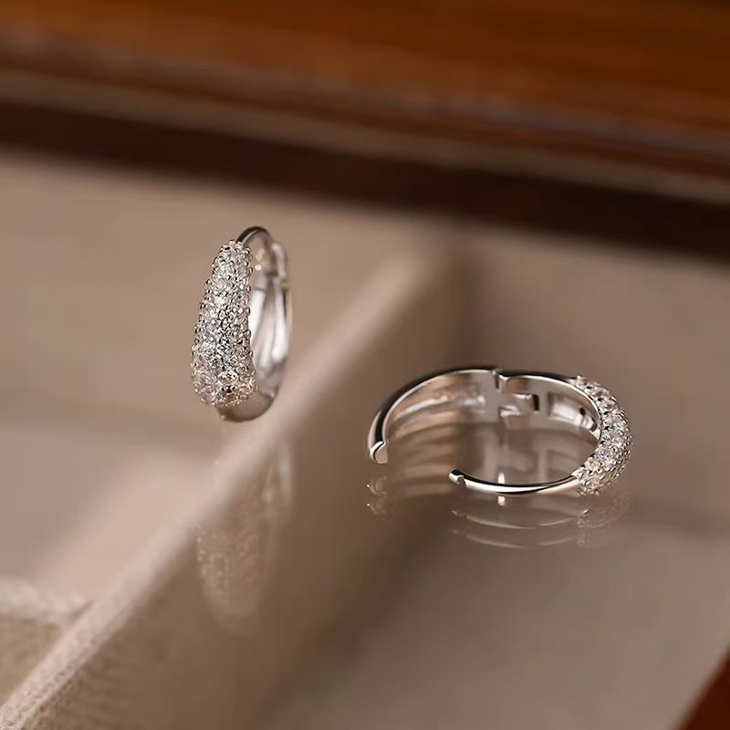 Капковидни геометрични обички, корейски стил, медни, електроплатирани, дамски