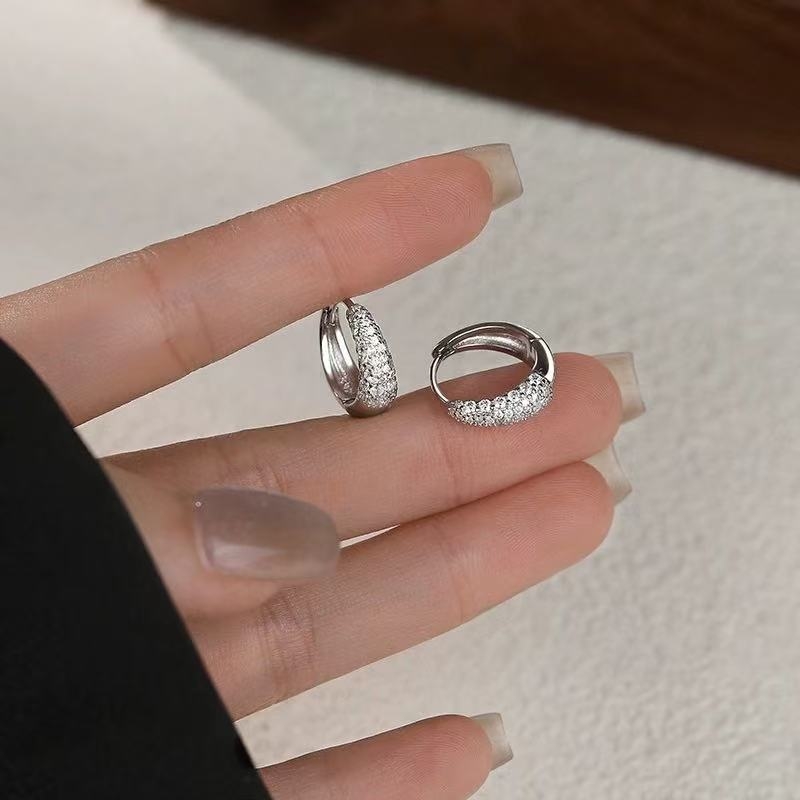 Капковидни геометрични обички, корейски стил, медни, електроплатирани, дамски