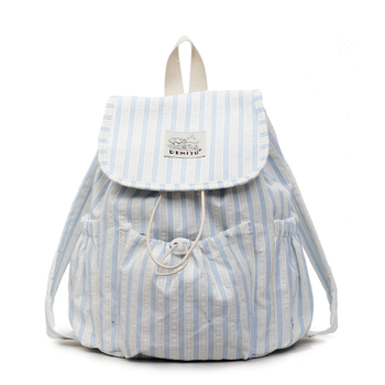 Prúžkový nylonový batoh, s zakrivenými ramennými popruhmi, Ruiyingzizhi