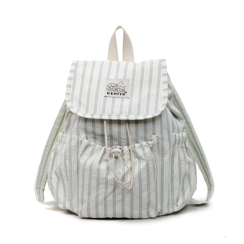 Prúžkový nylonový batoh, s zakrivenými ramennými popruhmi, Ruiyingzizhi