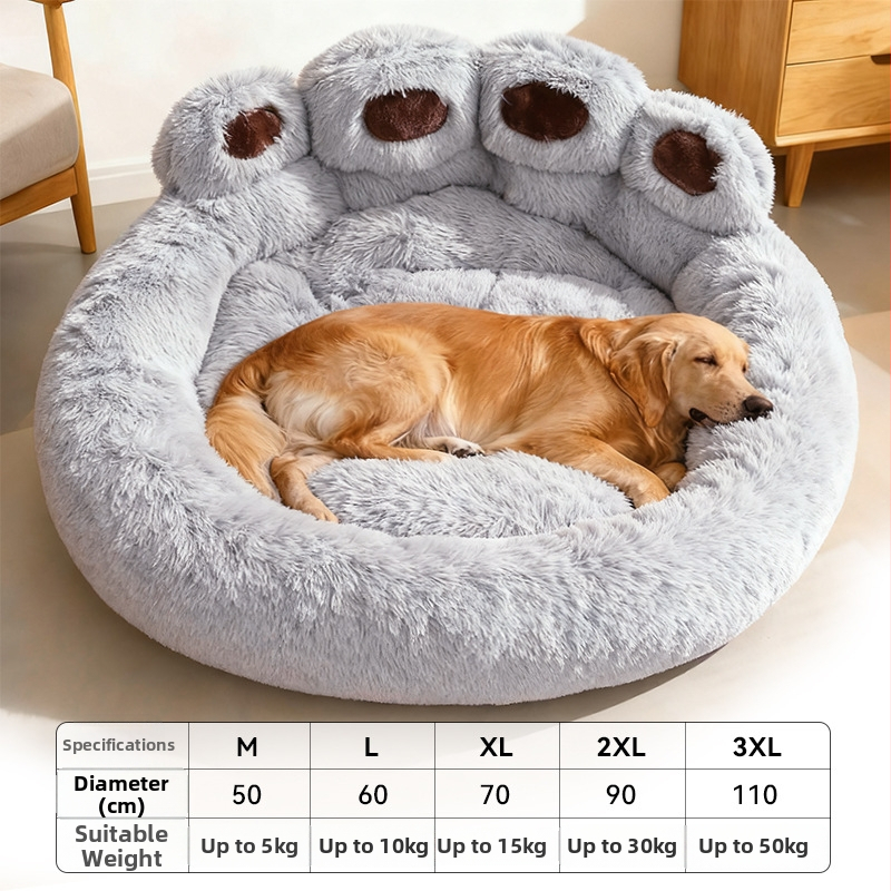 Psie hniezdo z plyšu, prateľné, ľahká inštalácia