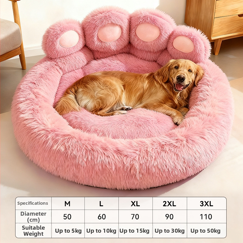 Psie hniezdo z plyšu, prateľné, ľahká inštalácia