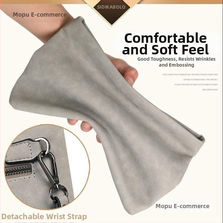 Pánska clutch taška na voľný čas a cestovanie, polyester, podšívka z mikrovlákna, priedušná, ultra ľahká, odolná voči opotrebeniu, rozšíriteľný objem, jesenná 2025 verzia