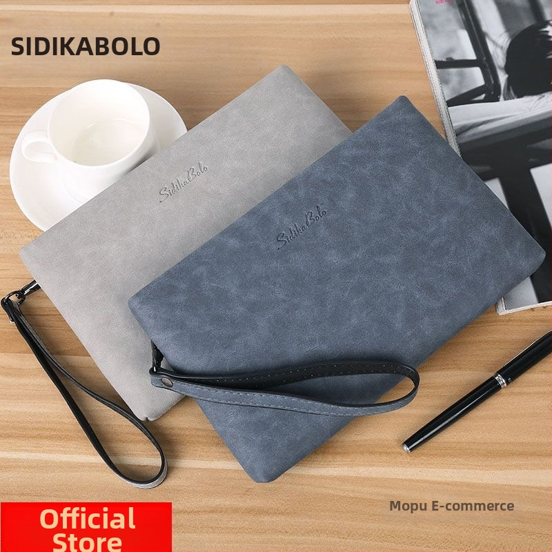 Pánska clutch taška na voľný čas a cestovanie, polyester, podšívka z mikrovlákna, priedušná, ultra ľahká, odolná voči opotrebeniu, rozšíriteľný objem, jesenná 2025 verzia