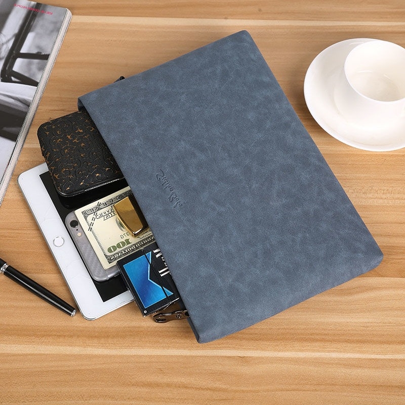 Geantă clutch pentru bărbați pentru călătorii de relaxare, poliester, căptușeală din microfibră sintetică, respirabilă, ultraușoară, rezistentă la uzură, capacitate extensibilă, lansare toamnă 2025