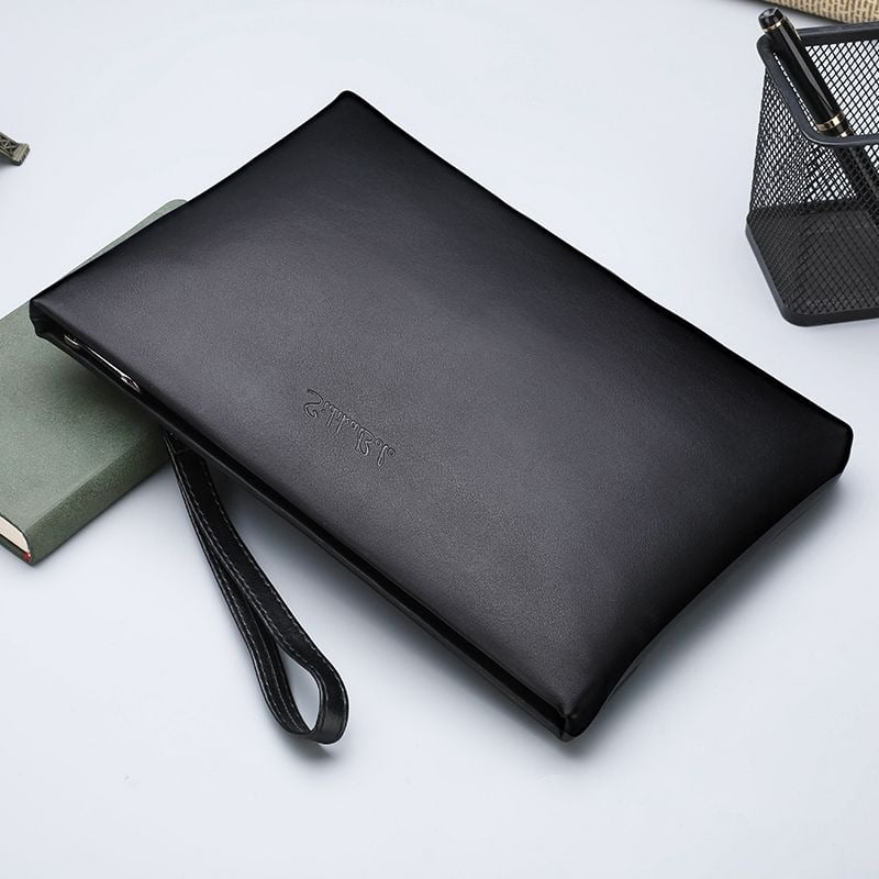 Geantă clutch pentru bărbați pentru călătorii de relaxare, poliester, căptușeală din microfibră sintetică, respirabilă, ultraușoară, rezistentă la uzură, capacitate extensibilă, lansare toamnă 2025