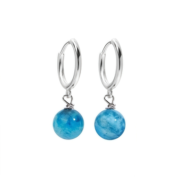 Cercei geometrici din oțel titan, placare electroplată, stil hip hop, unisex