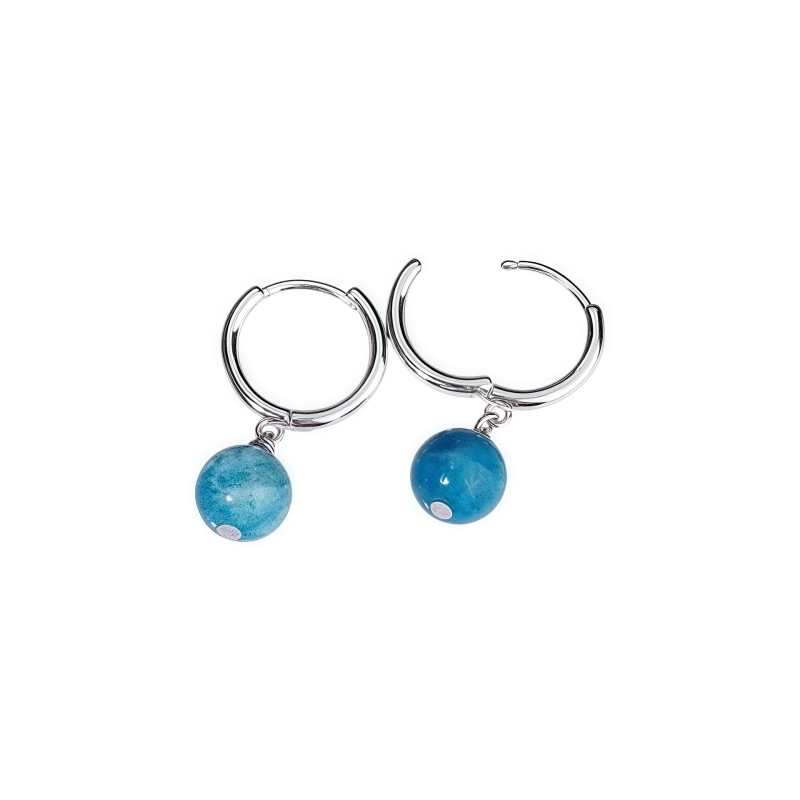 Cercei geometrici din oțel titan, placare electroplată, stil hip hop, unisex