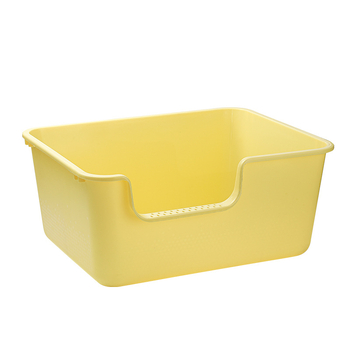 Mačacia toaleta, jednovrstvá konštrukcia, otvorená proti špliechaniu, čiastočne uzavretý dizajn, PP materiál