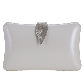 Clutch de seară din PU piele, stil pernă, formă pernă, deschidere deschisă, buzunar pentru telefon, uz zilnic