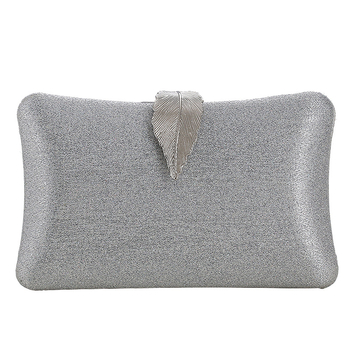 Clutch de seară din PU piele, stil pernă, formă pernă, deschidere deschisă, buzunar pentru telefon, uz zilnic