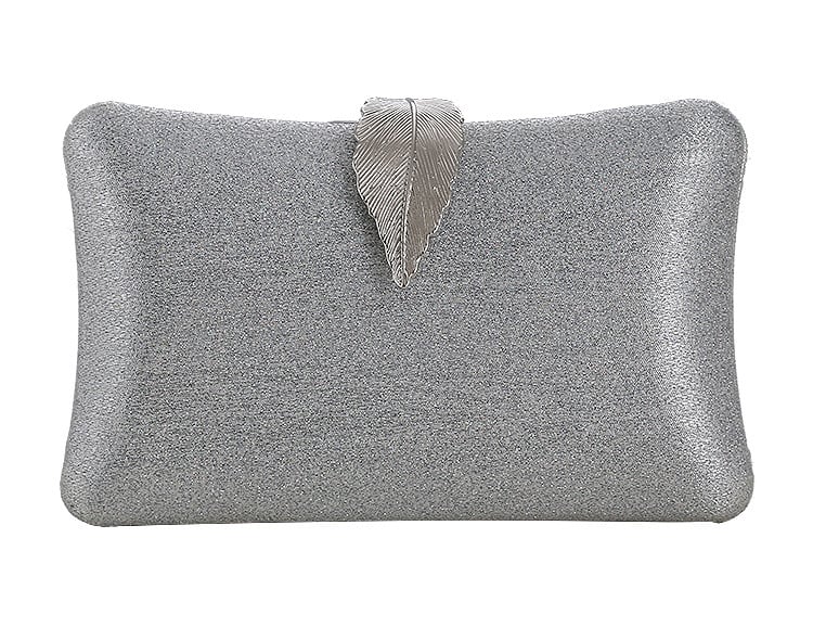 Clutch de seară din PU piele, stil pernă, formă pernă, deschidere deschisă, buzunar pentru telefon, uz zilnic