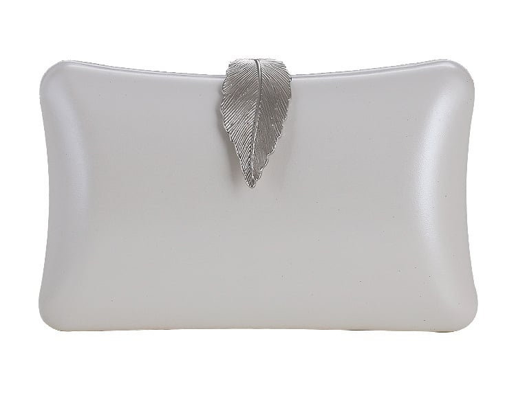 Clutch de seară din PU piele, stil pernă, formă pernă, deschidere deschisă, buzunar pentru telefon, uz zilnic