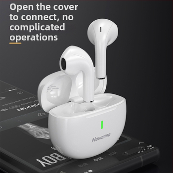 Newman D8 polu-ušne bežične Bluetooth slušalice, sportski stil, domet 5 m, Bluetooth 5.0, trajanje baterije preko 8 sati, stereo