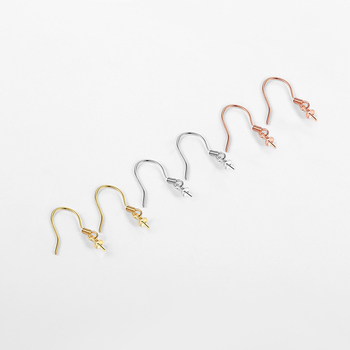 Ушна кука за обици – 925 стерлингово сребро, електроплатено, персонализируемо, обков за обици