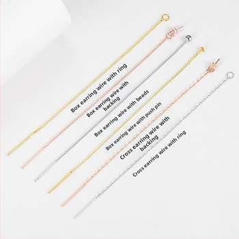 Náušnice – 925 striebro, Geometrický dizajn, Originálny dizajn, Značka Yu Qun, Kód produktu T49641