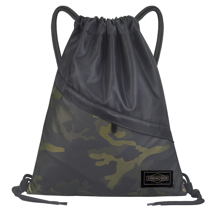 Športový batoh so šnúrkou, ľahký, unisex, dýchajúci zadný panel, vhodný na horolezectvo, veľká kapacita (Nylon; Polyesterové podšívka; zadný panel s krivkou; dýchajúci)