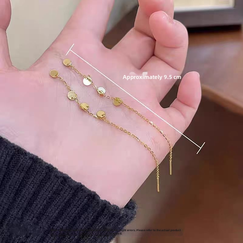 Náušnice Han xizi – meď, tvaru U, geometrické, elektroplatované, jar 2025