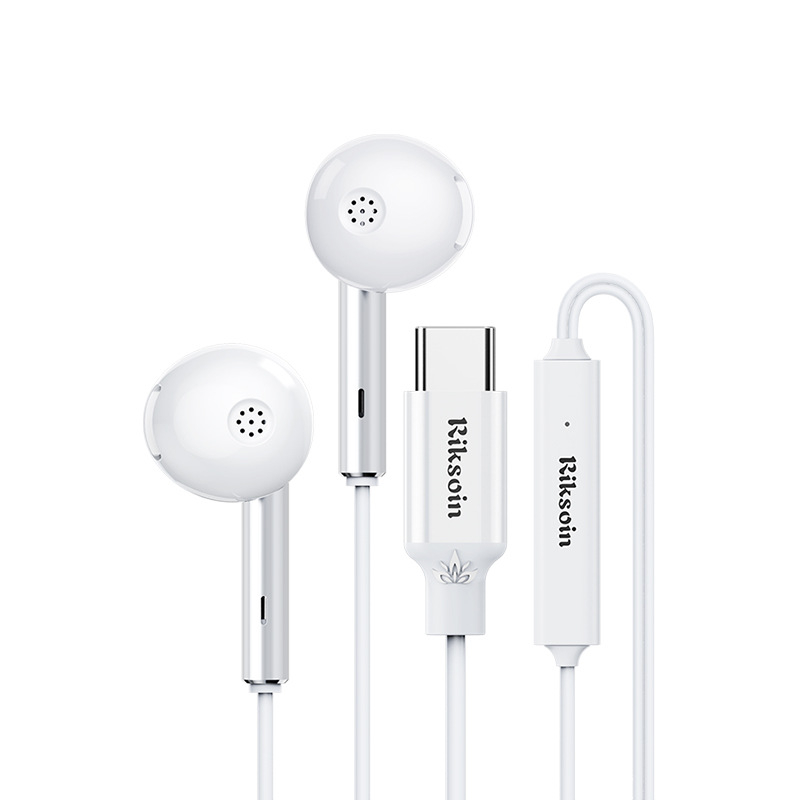 riksoin Sk01 In-ear vezetékes fülhallgató, 7.1-csatornás hangkártyával, zajcsökkentő mikrofonnal és inline vezérléssel, Android-kompatibilis, 1,6 m kábel