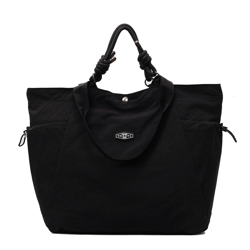 Geantă Tote pentru femei, stil street fashion, material PU, formă orizontal pătrată, fermoar, buzunar interior laminat cu fermoar