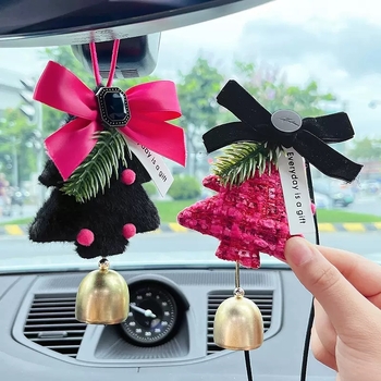 Κρεμαστό για καθρέφτη αυτοκινήτου – ελαφρύς πολυτελής στυλ, μη υφαντό ύφασμα, εσωτερική διακόσμηση αυτοκινήτου, διακοσμητικά αυτοκινήτων