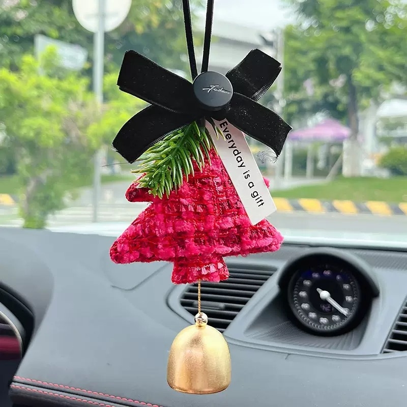 Κρεμαστό για καθρέφτη αυτοκινήτου – ελαφρύς πολυτελής στυλ, μη υφαντό ύφασμα, εσωτερική διακόσμηση αυτοκινήτου, διακοσμητικά αυτοκινήτων