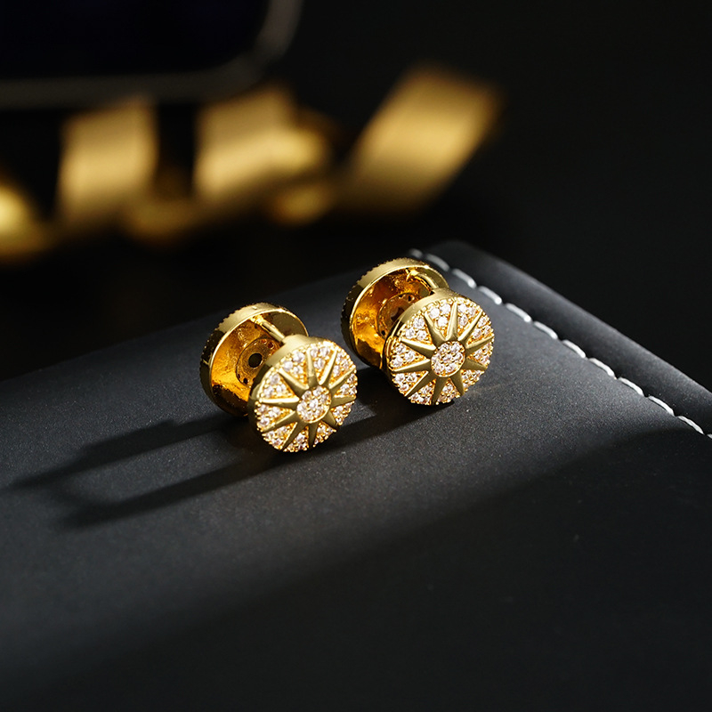 Náušnice pre ženy: materiál mušľa, tvary konštelácia/hviezda/geometrické, spracovanie zirkón, všestranný štýl