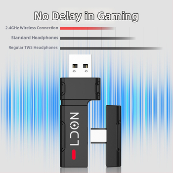 R5 vezeték nélküli gamer fejhallgató három üzemmóddal, Bluetooth, 7.1 térhatású hangzás, 50 mm meghajtók, beépített mikrofon