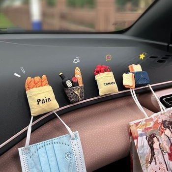 Little mickey Κρεμάστρα εσωτερικού αυτοκινήτου με αυτοκόλλητο - υλικό μαργαριριού, μοντέρνο στυλ, πολυλειτουργική κρεμάστρα για την εμπρόσθια θέση, εσωτερική διακόσμηση