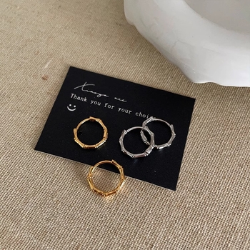 Овеци от титановата стомана, корейски стил, кръгли халки, електроплатирани, за жени