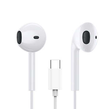 Type-C fülhallgatók, in-ear kialakítás, vezetékes, 103 dB érzékenység, 1,2 m kábel