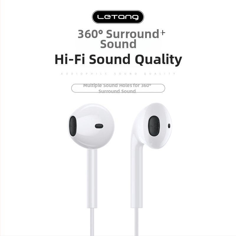 Type-C slúchadlá, in-ear, káblové, citlivosť 103 dB, dĺžka kábla 1,2 m