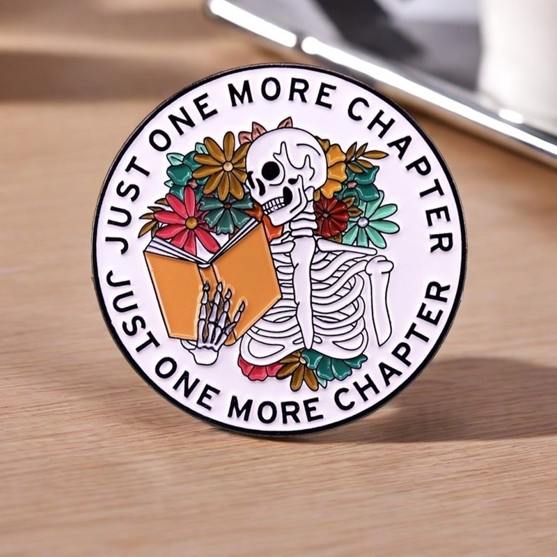 Broșă: aliaj de zinc, craniu geometric de Halloween, pin decorativ, INS stil, unisex