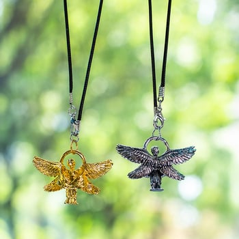 Κρεμαστό αυτοκινήτου από κράμα αλουμινίου, άγγελος-φύλακας με έξι φτερά, προσωποποιημένος εσωτερικός διακοσμητικός για το αυτοκίνητο